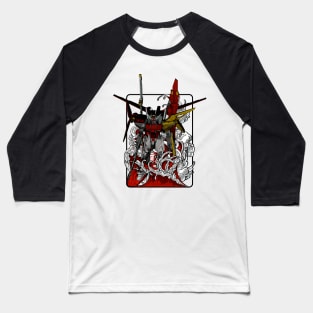 Red Aile Strike Baseball T-Shirt